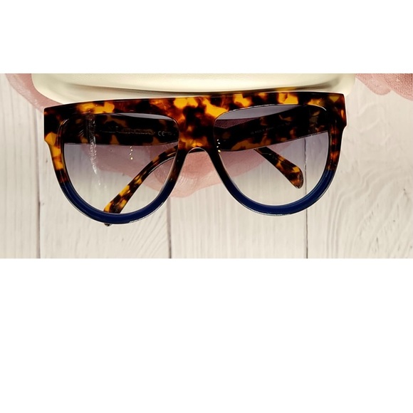 CELINE SHADOW 41026/S BLUE SUNGLASSES 58-16 AUTHEN main image 8